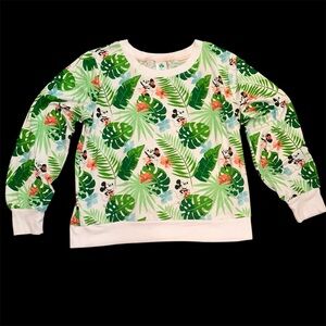 Disney Store Mickey and Minnie Tropical Hideaway Long Sleeve Top Women’s Large